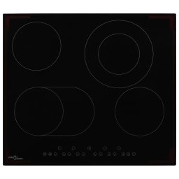 Plita ceramica cu 4 arzatoare, control tactil, 6600 W GartenMobel Dekor