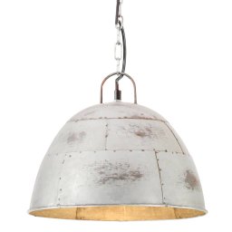 Lustra industriala vintage, 25 W, argintiu, rotund, 31 cm E27 GartenMobel Dekor