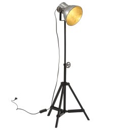 Lampa de podea 25 W, argintiu vintage, 35x35x65/95 cm, E27 GartenMobel Dekor