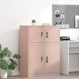 Dulap de depozitare Roz 80 x 40 x 40 cm Otel Laminat la Rece GartenMobel Dekor