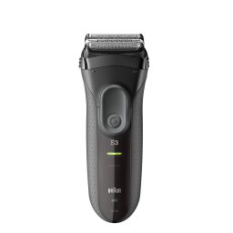 Aparat de ras electric Braun 3000BT Shave & Style 3 in 1, Trimmer, 5 accesorii de tuns, Gri