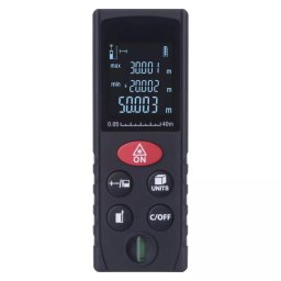 Telemetru cu laser, 0.05-40 m, Emos M0502, Negru