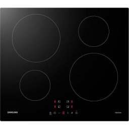 Plita incorporabila Samsung NZ64M3NM1BB, inductie, 4 arzatoare, control tactil, sticla neagra