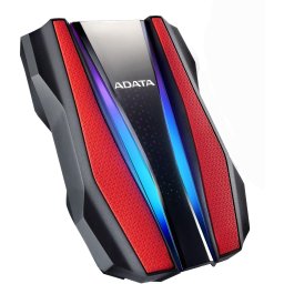 HDD Extern ADATA Durable HD770G 2TB, RGB, 2.5", USB 3.2 Gen 1, Rosu