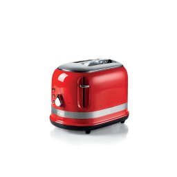Ariete 149 Prajitor de paine modern cu 2 felii, 815 W, Rosu