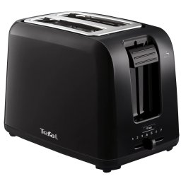 Prajitor de paine Tefal Vita TT1A1830, 800W, 7 niveluri de rumenire, tavita firmituri detasabila, maner inteligent, Negru