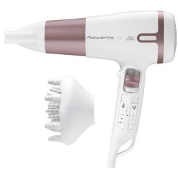 Uscator de par Rowenta Pro Respect Premium Care CV7461F0, 2400 W, difuzor activ, functie ionizare, 3 setari de temperatura, 2 viteze, Cool Shot, Alb