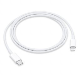 Cablu date/incarcare Apple, USB-C to Lightning, 1m, White