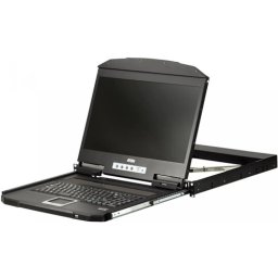 Consola switch KVM Aten 1U, 18.5" Ultra Short Depth WideScreen, USB, VGA