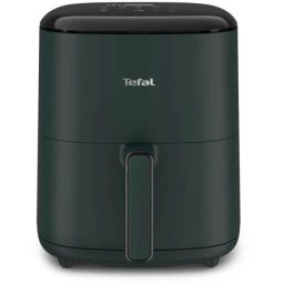 Friteuza cu aer cald Tefal Easy Fry Max EY245310, capacitate 5L, 1500 W, 10 programe automate, ecran tactil, vas detasabil antiaderent, oprire automata, carte de retete inclusa, verde