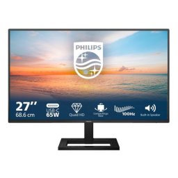 Monitor IPS LED Philips 27" 27E1N1600AE/00, QHD (2560 x 1440), HDMI, Boxe, 100 Hz, 1 ms, Negru