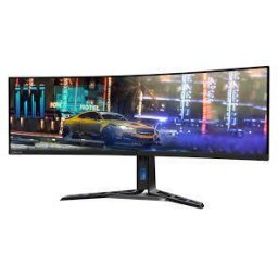 Monitor Gaming VA LED Lenovo Legion 44.5" R45w-30, DQHD (5120 x 1440), HDMI, DisplayPort, Ecran curbat, 170 Hz, 1 ms, Negru