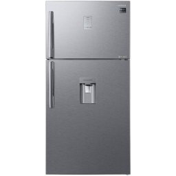 Frigider cu 2 usi Samsung, 585l, Clasa E, NoFrost, Compresor DigitalInverter, Twin Cooling Plus, 5 moduri conversie, Wi-Fi, SmartThings, Display, Dozator apa si gheata, Cleen Steel