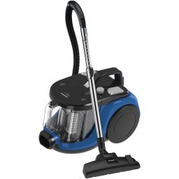 Aspirator fara sac Heinner CycloClean HVC-MC850BL, 850W, putere aspirare 170W, filtru HEPA 12, recipient praf: 2L, tub telescopic metalic, Albastru-Negru