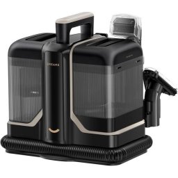 Aspirator cu spalare Dreame N10, Putere de aspirare 12.000Pa, 450 W, Curatare cu apa calda pana la 60 de grade, Design compact, 1.6 l/0.75 l, Negru