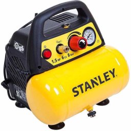 Compresor Orizontal, 6L, Fara Ulei, Stanley DN 200/8/6 1.5HP, 180l/m, 8 Bar