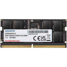 Memorie RAM ADATA, Pentru Laptop, Tip DDR5, Capacitate 32GB, 5600 MHz, CL46, 1.1 V