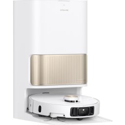 Aspirator robot Dreame L40s Pro Ultra RLL74CE-WH, detectare a obstacolelor, depasire obstacol 4CM, mop rotativ cu ridicare 10,5 mm, perie lateral extensibil, navigatie AI cu LDS+RGB+LED, perie dubla anti-incurcare, aspirare 19000Pa, Alb