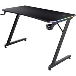 Birou gaming RGB Trust GXT 709 Luminus, RGB, Negru