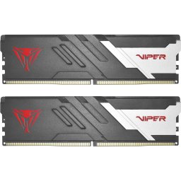 Kit dual memorie RAM Patriot Viper Venom, Capacitate DDR5 16 GB (2x 8 GB), Frecventa 5600 MHz, CL 40, Negru