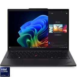 Laptop Lenovo ThinkPad T14 Gen 6 (Intel), Procesor Intel® Core Ultra 7 258V, Display 14" WUXGA (1920x1200), IPS, Memorie RAM 32 GB LPDDR5x, Capacitate 1 TB SSD, Placa video integrata Intel® Arc™ Graphics, Windows® 11 Pro, Negru