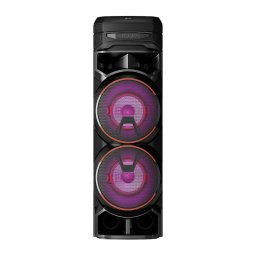 Sistem audio LG XBOOM RNC9, Bluetooth, Radio FM, Karaoke, Wireless Party Link, Double Bass-Boost, Negru