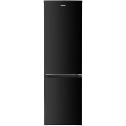 Combina frigorifica Heinner HC-HM253BKE++, Capacitate 253 l, No Frost, Clasa E, Control electronic, Iluminat LED, H 180 cm, Negru