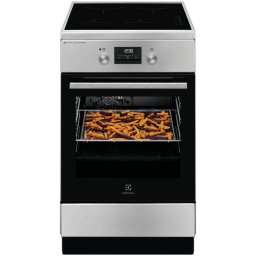 Aragaz Electrolux LKI564266X, Electric, Inductie, 4 zone de gatit, Booster, SteamBake, AirFry, Autocuratare catalitica, Timer electronic, Grill, Iluminare cuptor, Clasa A, Argintiu