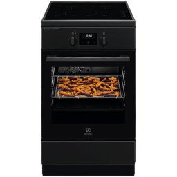 Aragaz Electrolux LKI564266K, Electric, Inductie, 4 zone de gatit, Booster, SteamBake, AirFry, Autocuratare catalitica, Timer electronic, Grill, Iluminare cuptor, Clasa A, Negru