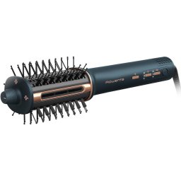 Perie cu aer cald 3 in 1 Rowenta Air Brush 3D UB9720E0, 1100W, 3 trepte de viteza - temperatura, generator de ioni, functie jet de aer rece, varf rece, verde & bronz