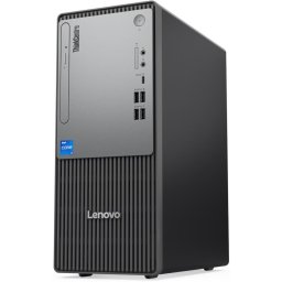 Sistem Desktop PC, Lenovo ThinkCentre neo 50t Gen 5, Procesor Intel® Core™ i3-14100 3.5GHz Raptor Lake Refresh, 16GB RAM, 1TB SSD, Intel UHD 730, no OS, Negru