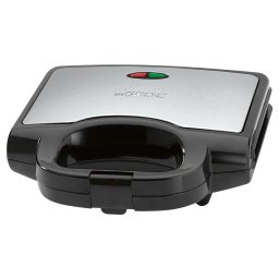 Prajitor de sandvisuri Clatronic St 3778, placi triunghiulare, 750 W, Negru/inox