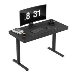 Birou Electric Mark Adler Leader 8.2, inaltime reglabila 72-118 cm, dimensiuni 120 x 60 cm, cu sertar, functie de memorie, USB, Negru