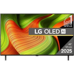 Televizor LG OLED 48B53LA, 121 cm, Smart, 4K Ultra HD, 100 Hz, Clasa G, Model 2025, Gri inchis