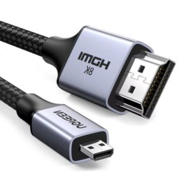 Cablu Video Ugreen HD164, HDMI tata - micro HDMI tata, rezolutie 8K 60Hz, lungime 2 m