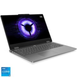 Laptop Gaming Lenovo LOQ Essential 15IRX11, procesor Intel® Core i5-13450HX pana la 4.6GHz, 15.6 inch, Full HD, IPS, 144Hz, 16GB DDR5, 512GB SSD, NVIDIA® GeForce RTX™ 5050 8GB GDDR7, No OS, Gri