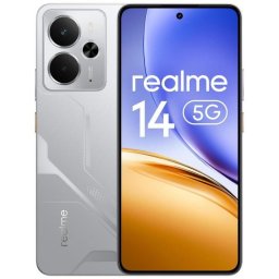 Telefon mobil Realme 14, 5G, 12GB RAM, 256GB, Dual SIM, Argintiu