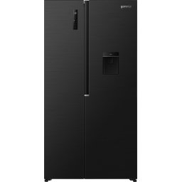 Side‑by‑Side frigorific Gorenje HZF55082 NRS917E41BXWD G400, 541 L, clasa E, No Frost Plus, Negru