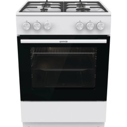 Aragaz pe gaz Gorenje GG6A10WFFM, 4 arzatoare, cuptor, 72 L, aprindere electrica , 60 cm, Alb