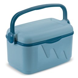 Lada frigorifica turistica 10L Curver, portabila, ideala pentru calatorii, camping si picnicuri 42.8 x 26.5 x 23.3 cm, Albastru deschis