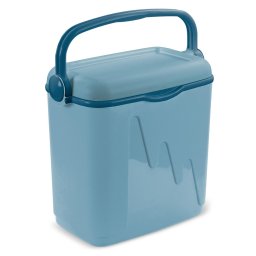 Lada frigorifica turistica 20L Curver, portabila, ideala pentru calatorii, camping si picnicuri, 42.8 x 26.5 x 49.6 cm, Albastru deschis