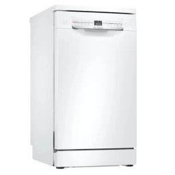Masina de spalat vase Bosch Serie 2 SPS2IKW10E, Eco 50 °C, Intensiv 70 °C, AquaStop, Home Connect, 9 seturi, 5 programe, 48 dB, Clasa F, Alb