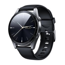 Ceas inteligent cu functie de raspuns la apeluri, Joyroom Classic Series JR-FC2, protectie IP68, 220 mAh, Bluetooth 5.3, Negru