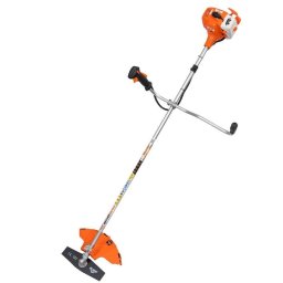 Motocoasa de umar Ruris RR 241 Bravo, motor benzina Khumma 2 timpi, 24 CC, 1 CP, diametru taiere 255 mm, ham, autocut, cutit 3 dinti