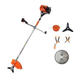 Motocoasa de tuns iarba Ruris Dac 410, putere 3.3 CP, motor Tez, 2 timpi, diametru taiere 20 cm, bobina fir, disc 3 lame, disc 80 dinti, benzina