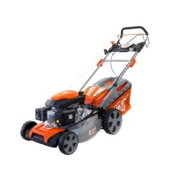 Masina de tuns gazon pe benzina Ruris RX400S, 5.7 CP, 510 mm, Gri portocaliu