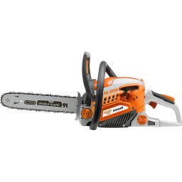 Drujba (motofierastrau) cu lant pe benzina Ruris RM420, 2.8 CP, 41.4 CC, 2 timpi, pornire manuala, 40 cm lungime sina, 550 ml benzina, 3/8 1.3 tip lant