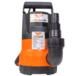 Pompa submersibila apa curata Ruris Aqua 8, 400 W, 7m³/h debit apa, 7 m inaltime refulara, 35°C temperatura maxima, 10 m lungime cablu, Negru-Portocaliu