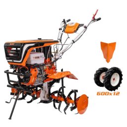 Motosapa Ruris 918K, putere 18 CP, 460 cm3, 4 timpi, 3 viteze, 1100 mm latime lucru, 360 mm adancime lucru, roti cauciuc