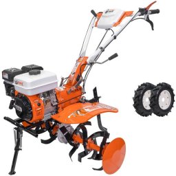 Motosapa Ruris Dac 185, putere 8.5 CP, roti cauciuc 5.00-8, 2 viteze, latime lucru 560-930 mm, benzina